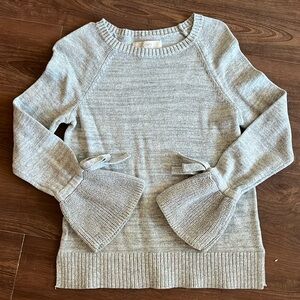Loft Silver Sweater Size Small
